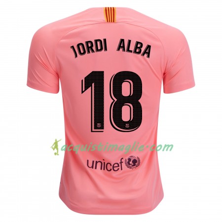 Divisa di Calcio Barcellona Jordi Alba 18 Terza 2018/2019